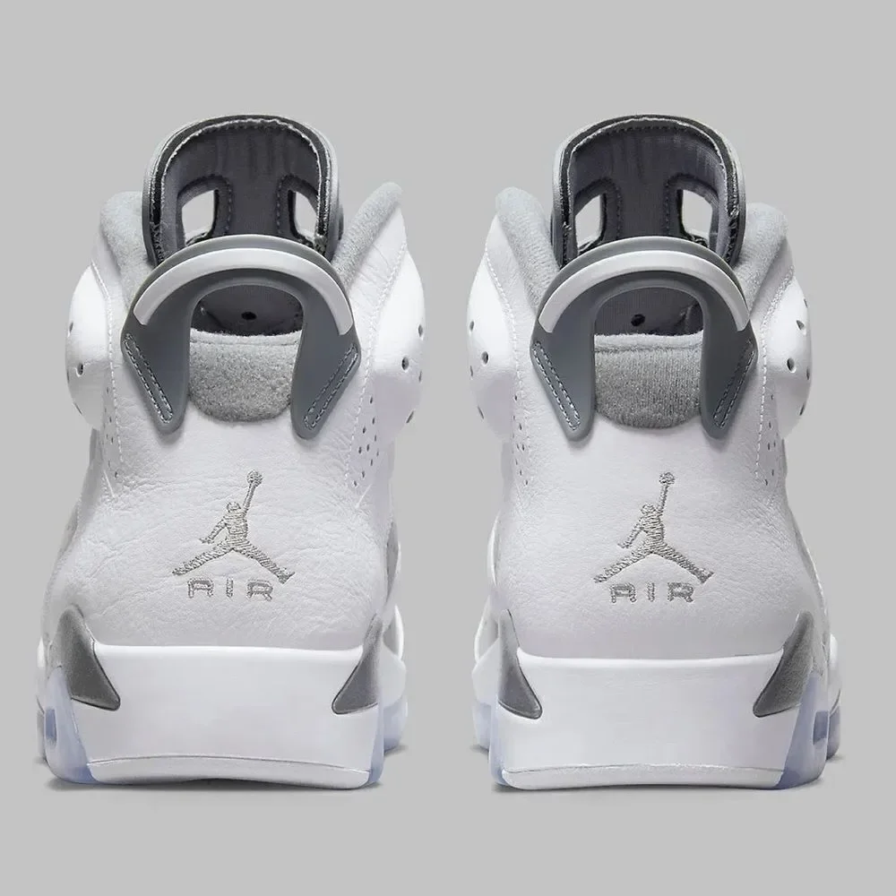 Nike Air Jordan 6 Cool Grey White Medium CT8529-100 mens size 10.5 - 14